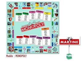 plan de table mariage monopoly plateau jeu stratégie personnalisé original