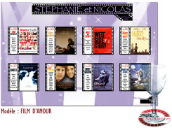 plan de table mariage films amour cinéma romantique personnalisé affiches