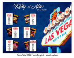 plan de table mariage vegas casinos emblématiques las vegas personnalisé