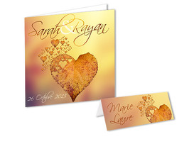 Faire part Mariage Automne 2