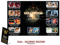 Plan de table - Films Hollywood Boulevard
