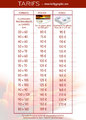 Tarifs Plan de Tables Mariage